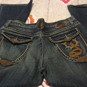 Men’s snake jeans